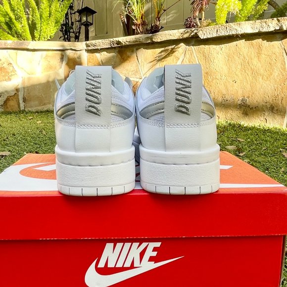 Nike Dunk low disrupt white silver shoes - Picture 3 of 4